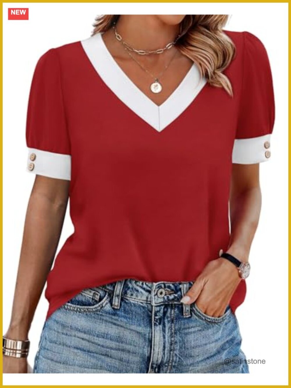 Womens Boho Short Sleeve Button Down Shirt Summer Beach Vacation Casual Top
